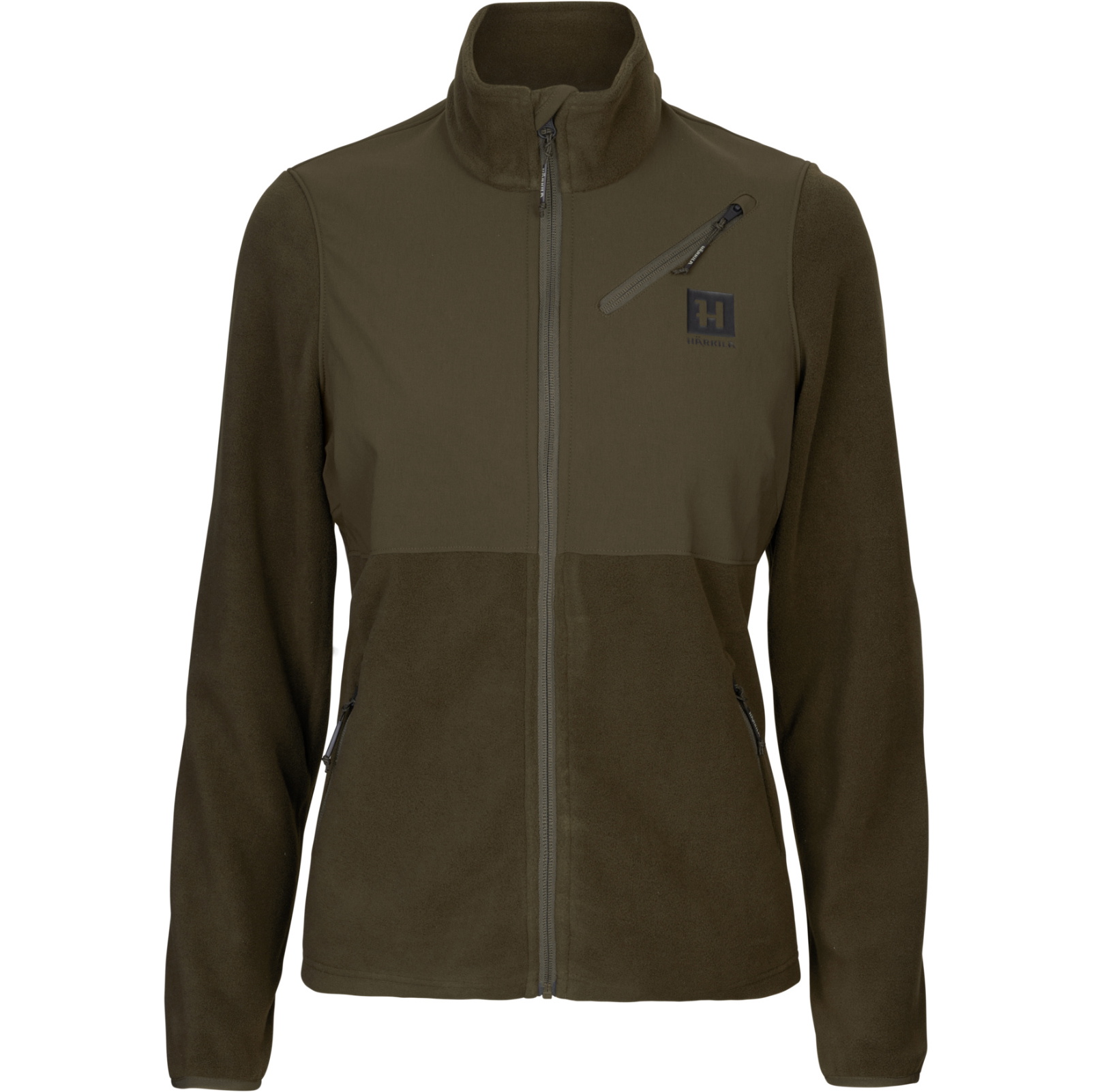 2026 Harkila Dames Fjell Fleece Jas 104190106 - Hunting Green / Willow Green